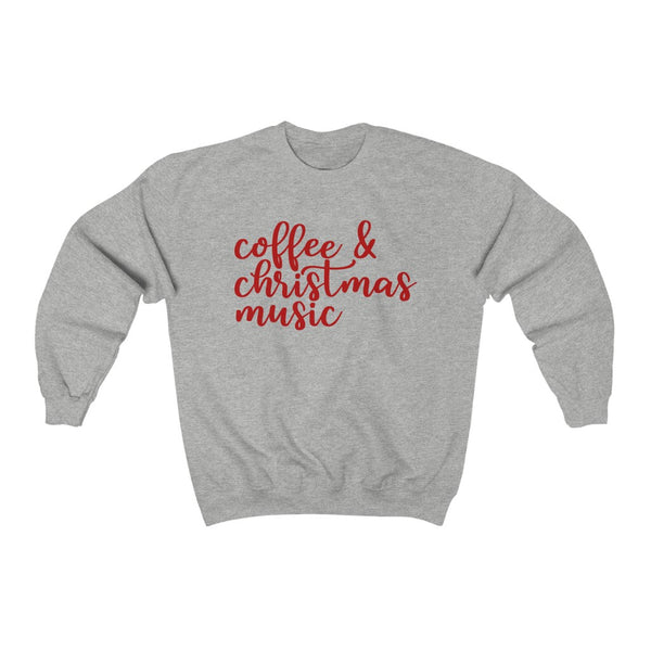 Coffee & Christmas music - unisex sweatshirt