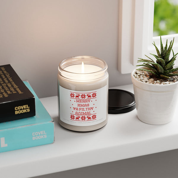 Merry Xmas Ya Filthy Animal - Scented Soy Candle 9oz
