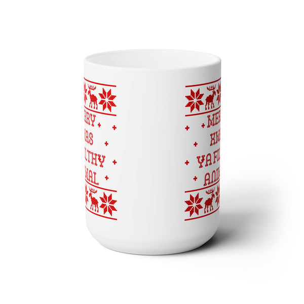 Merry Xmas Ya Filthy Animal - 15oz mug