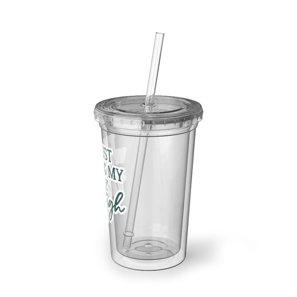I'm Just WTF-ing My Way Through Life - 16oz clear acrylic tumbler
