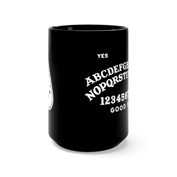 Ouija Board & Planchette - 15oz black ceramic mug