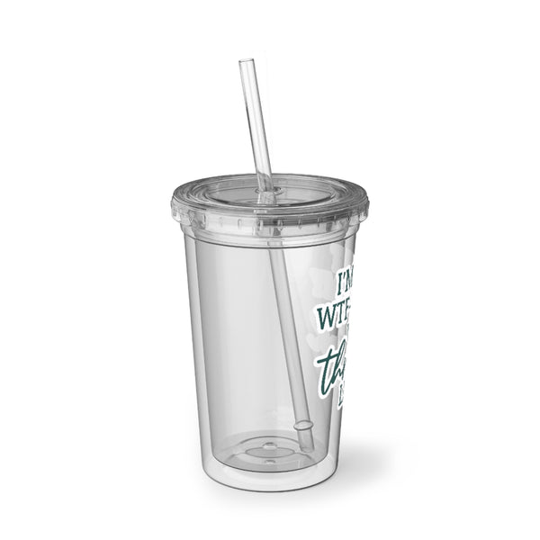 I'm Just WTF-ing My Way Through Life - 16oz clear acrylic tumbler