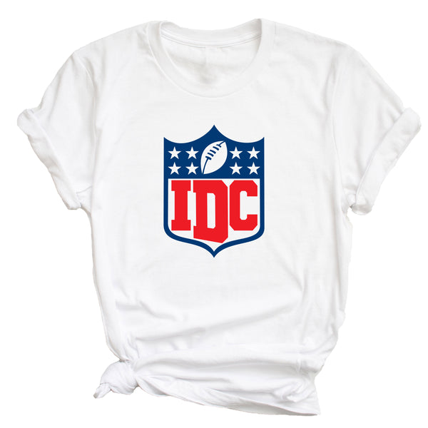 IDC NFL inspired game day superbowl / football - unisex shirt