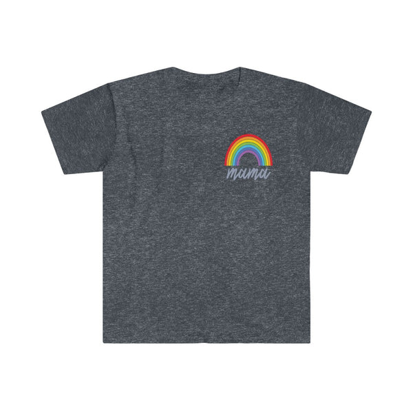 Pocket MAMA rainbow - unisex shirt