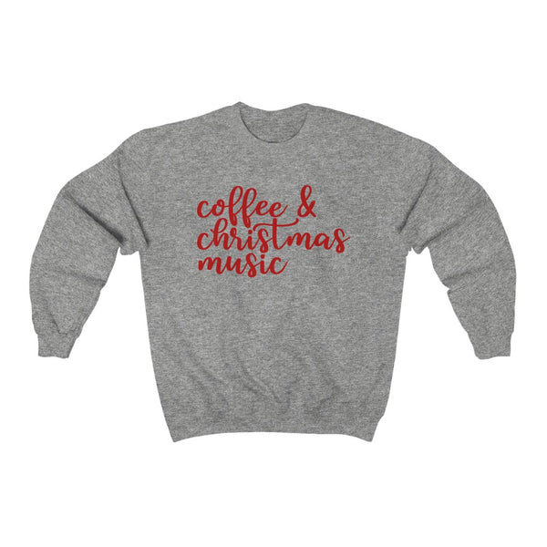 Coffee & Christmas music - unisex sweatshirt