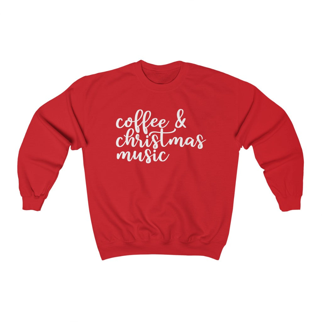 Coffee & Christmas music - unisex sweatshirt