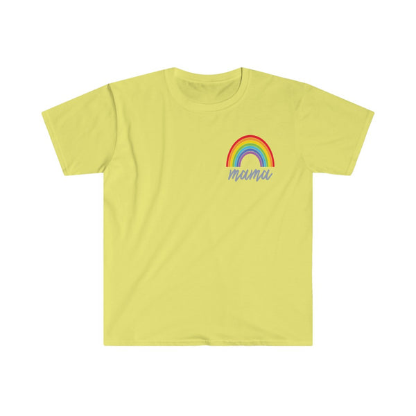 MAMA pocket rainbow - unisex shirt