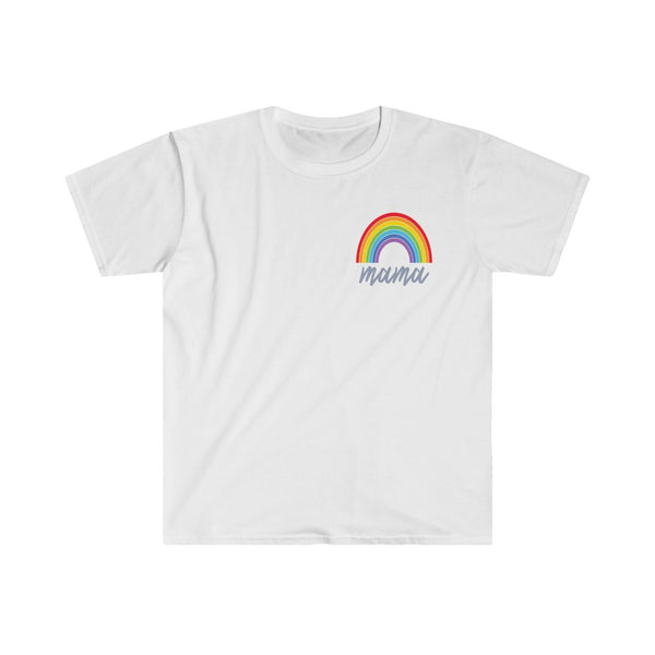 MAMA pocket rainbow - unisex shirt